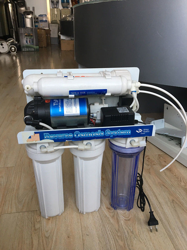 Residential Reverse Osmosis Water Filtration System Under - Sink Manual Flush