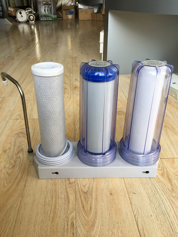 Triple Filtration Three Stage Countertop Household Water Filter Pp