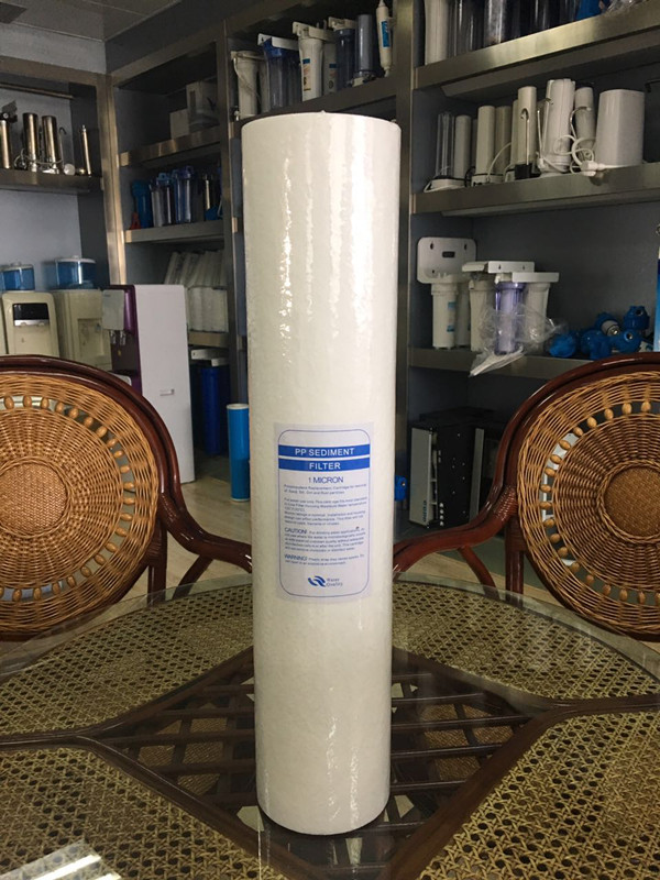 20B 1 / 5 Micron White PP Sediment Water Filter Cartridge For Water Filter