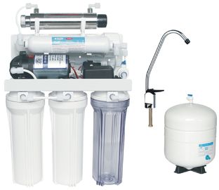 50GPD Reverse Osmosis Water Filtration System FCS Membrane 50 / 60HZ