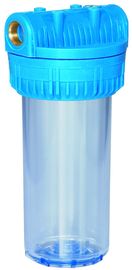 White Drinking Water Clear Filter Housing , Domestic Water Purifier Sediment Filter Housing