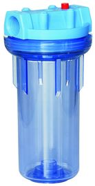 White Drinking Water Clear Filter Housing , Domestic Water Purifier Sediment Filter Housing