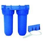 PP Material Doulbe Water Filter Housing 10 Inch Size String Wound Filter Cartridge