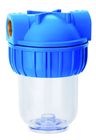 Food Grade 5 Inch Water Filter Housing Big Blue Color Air Release Button