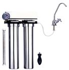 20 Inch Water Filter Stainless Steel With Pressure Gage Silvery Color