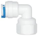 Stem / Ping In Tee Adapter Quick Disconnect Water Hose Fittings ,  Blue Water Hose Connectors