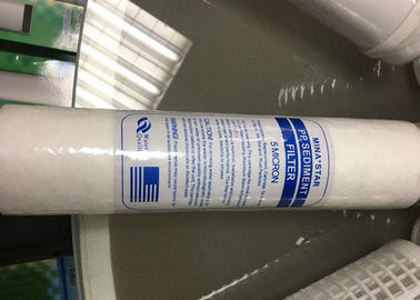 White PP Water Filter Replacement Cartridge For Water Filter System / PP Sediment Filter For RO System