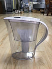 ABS / AS White Countertop Alkaline Water Purifier Pitcher High PH Natural Filtration System
