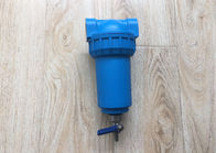 Plastic / Brass Household Water Filter Backwash Pipeline Filter With Brass Thread