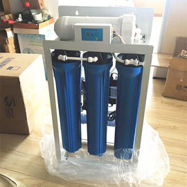 200 / 400 GPD Reverse Osmosis Water Filtration System / Triple Water Filter With 11G Steel Tank