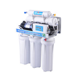 Manual Flush Reverse Osmosis Water Filtration System with Water Tank and TDS Computer