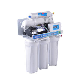 Manual Flush Reverse Osmosis Water Filtration System with Water Tank and TDS Computer