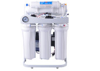5 Stage Auto Flush Reverse Osmosis Water Filtration System with Iron stand Pressure Meter