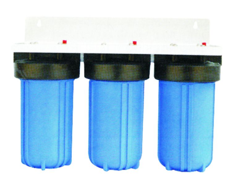Steel bracket  Triple Water Filter Full House Water Filtration System Optional Cartridge