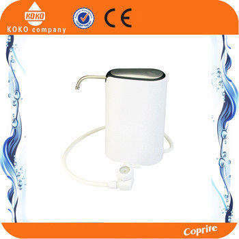 10 Inch White Tap Whole Household Water Filters For Drinking Water Plastic Material