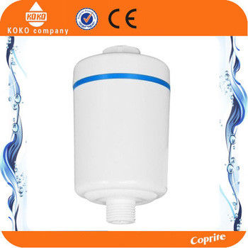 Active Carbon Bathroom Water Filter For Shower Head Male Inlet / Outlet