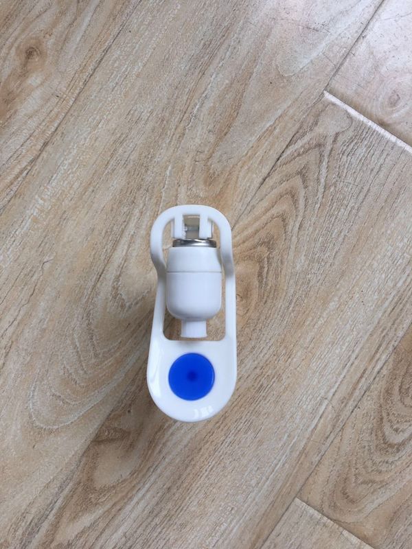 Push Type White Plastic Water Dispenser Faucet Inner / Outer Screw No Leakage