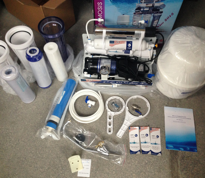 Manual / Auto Flush Ro Reverse Osmosis Water Filter Home Water